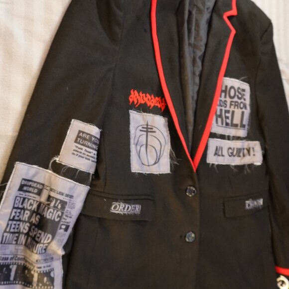 Unisex Dropdead Blazer "All Guilty!" Size S LIKE NEW - Picture 2 of 10